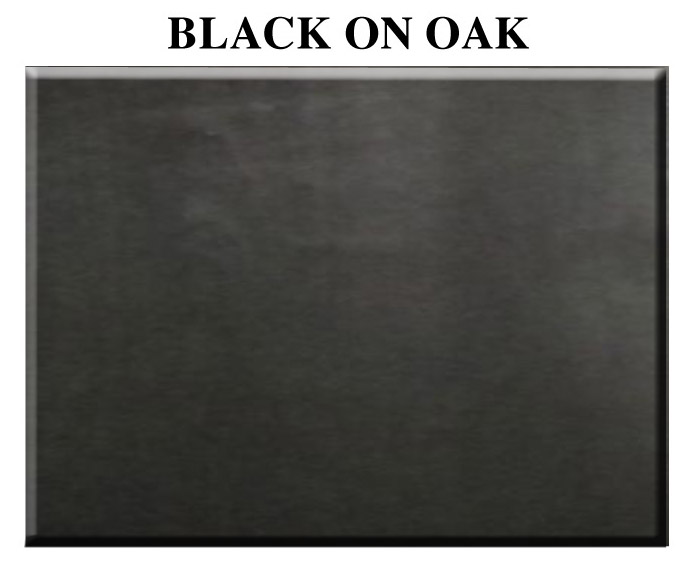 Black on oak wood aquarium product color