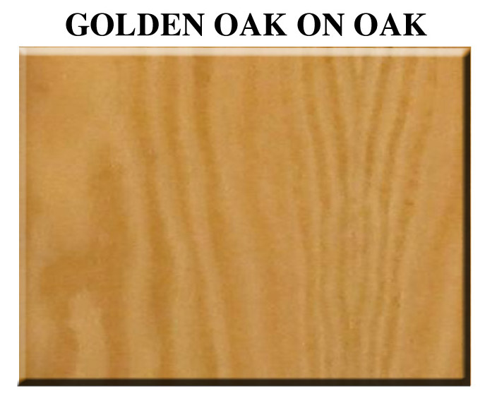 Golden oak on oak wood aquarium product color